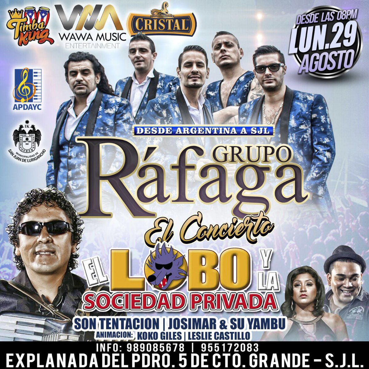 RafagaPeruOF's tweet photo. No se pueden perder las nuevas presentaciones del mes de agosto @RTapari @omarrafaga ♡  y dale dale dale ráfaga !! https://t.co/GPQV79z2e6