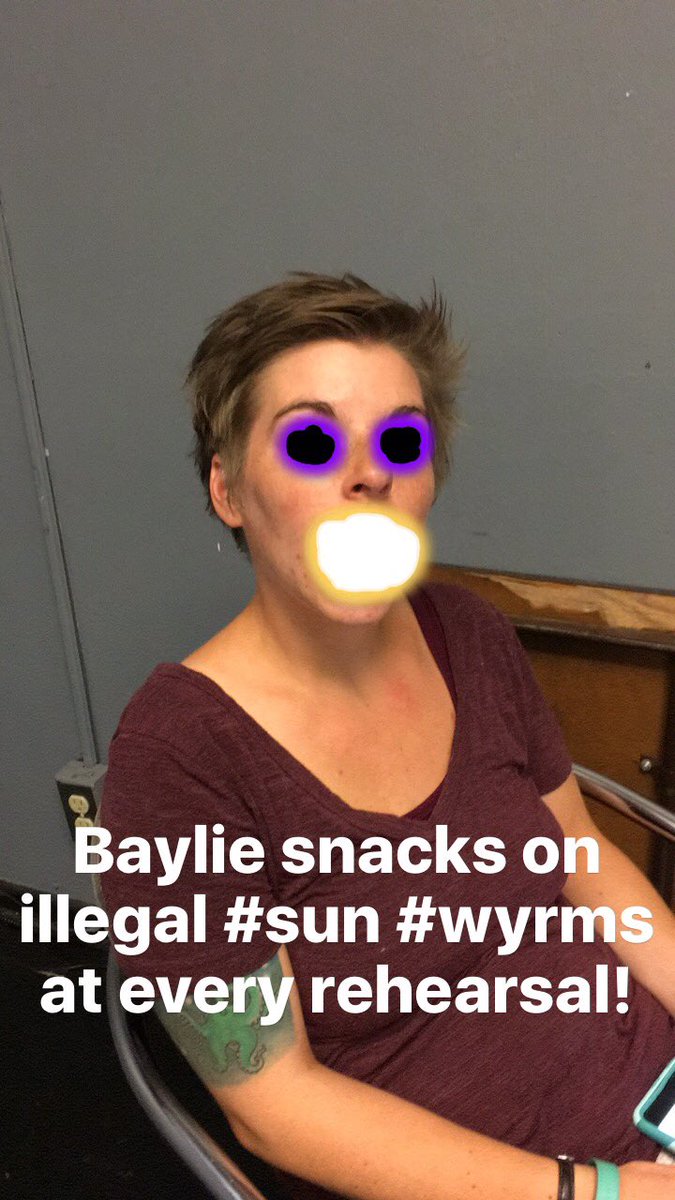 DropTheRootBeer's tweet image. wyrm fiend @bayliefreeman isn't an active Twitter user, so feel free to shout at her for flouting snack law