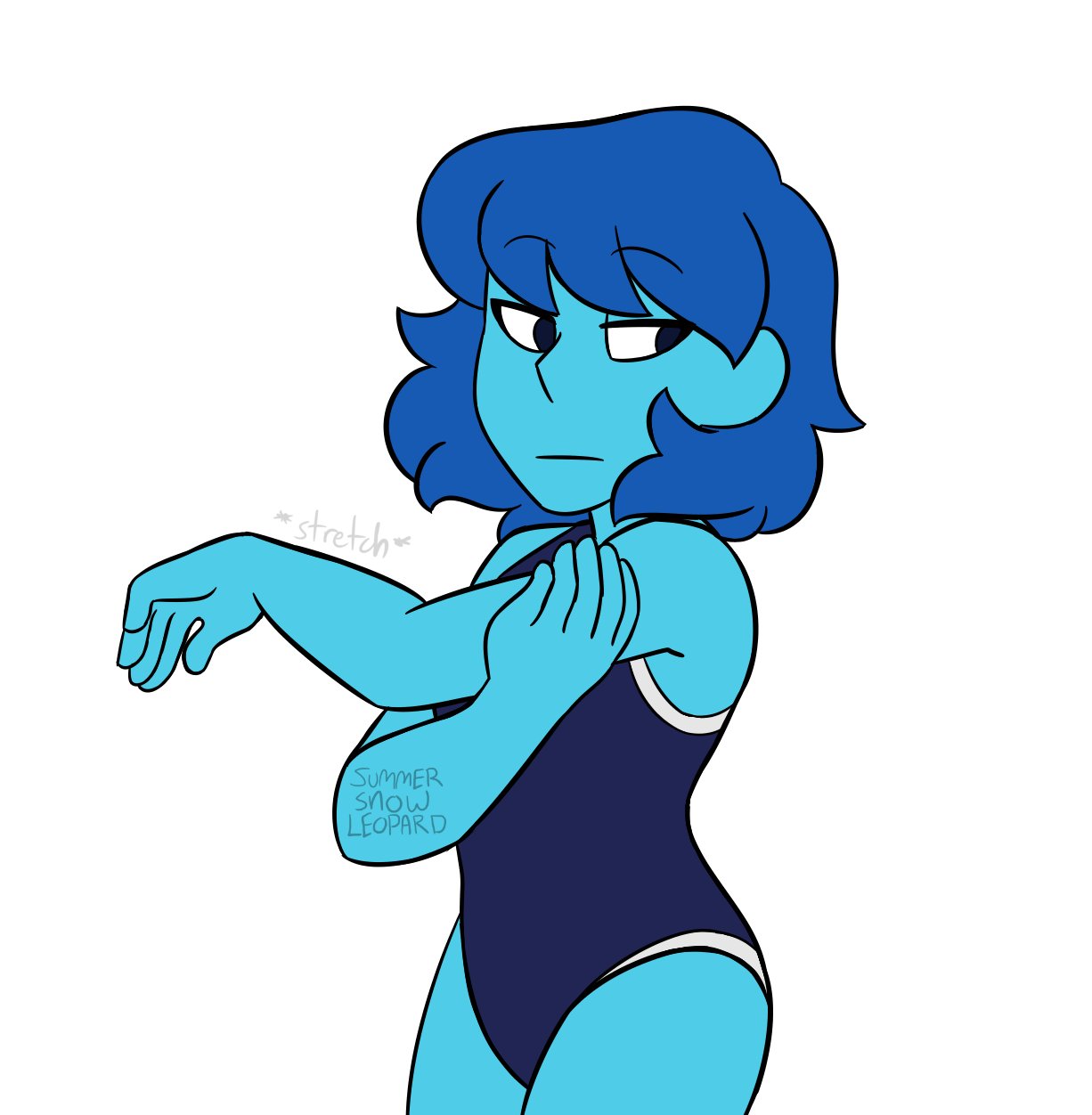 “swimming #lapislazuli #stevenuniverse”