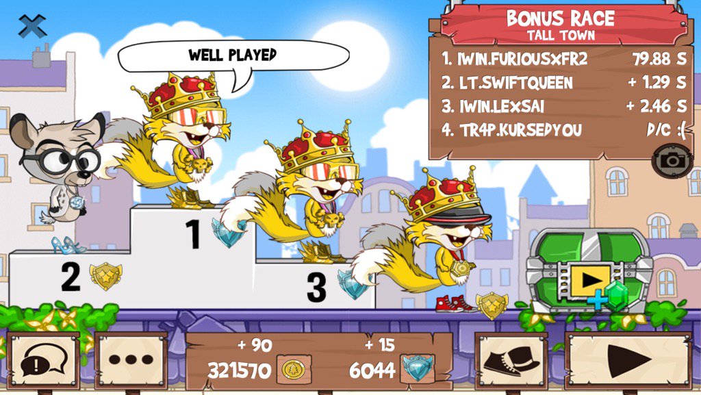 ALOHAxFR2's tweet photo. I just played a golden fox! #funrun2 #SwiftQueen #LEXSAI #KurSedYou https://t.co/oLgBRT6c3Z
