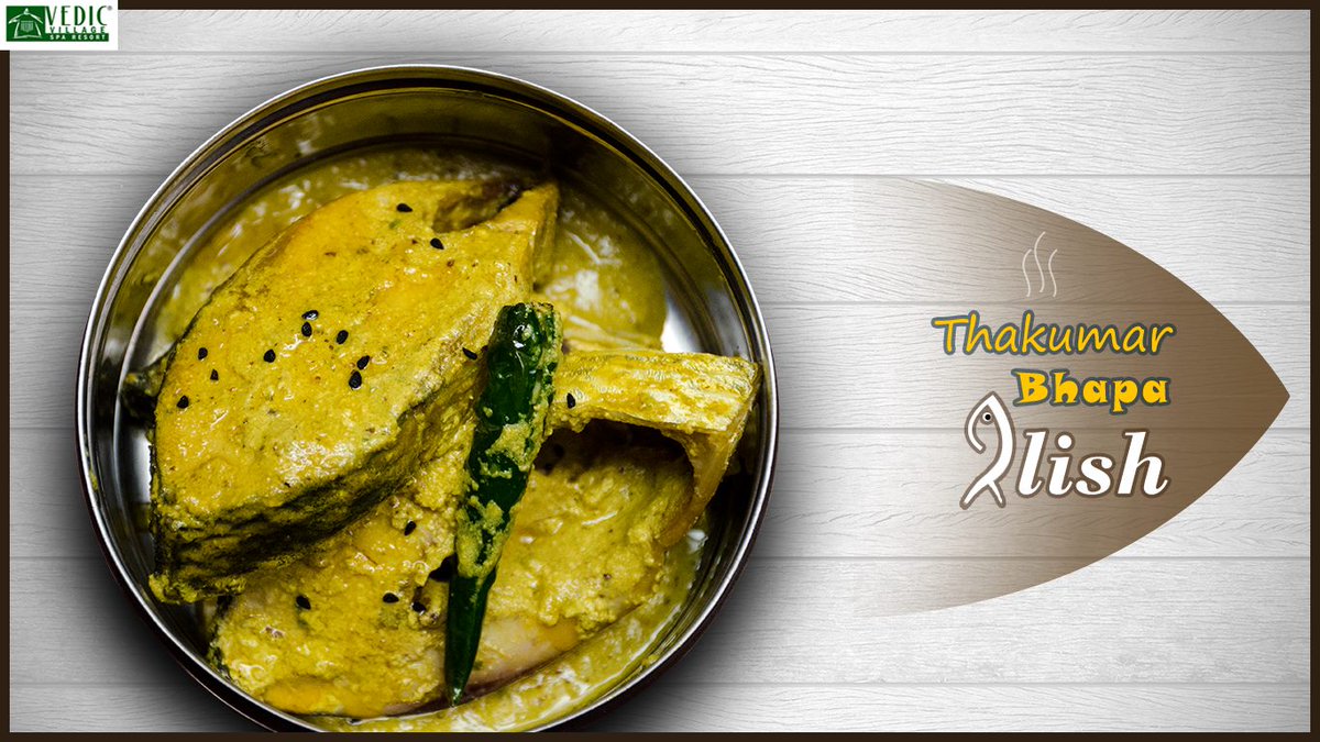Our chefs bring to you the signature #Hilsa preparation Bhapa Ilish at the #LetsHilsha festival
#ThakumarBhapaIlish