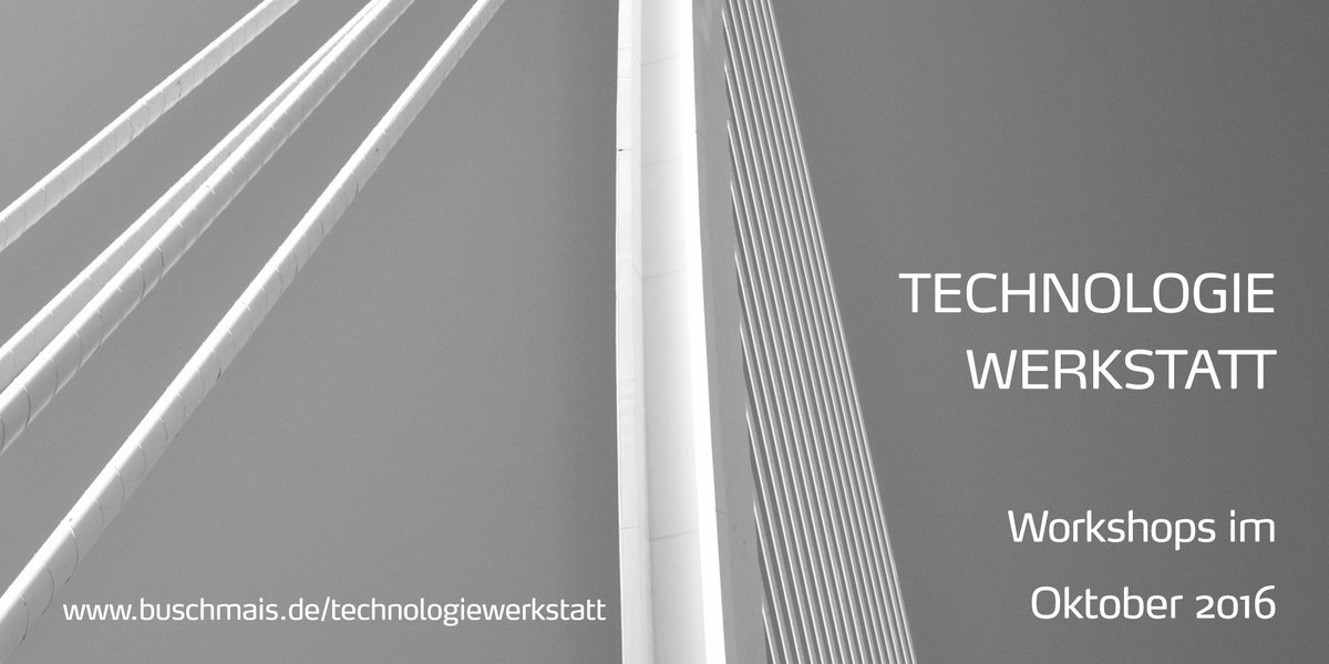 buschmais's tweet image. Neue Workshops im Oktober 2016: #AngularJS #JavaEE #JavaFX8 #Microservices #Docker  #Dresden buschmais.de/technologiewer…