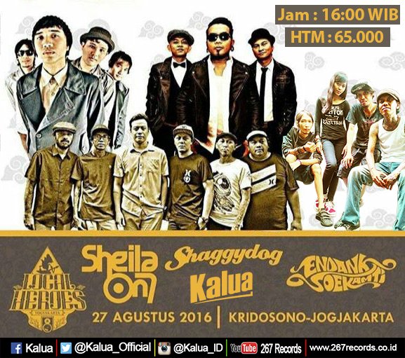 Reggae Indonesia (@jamaicans_music) on Twitter photo Halo Bro sista <a href="/ircjogja/">Komunitas Reggae</a>, @KaluaOfficial performance <a href="/StdKridosono/">Stadion Kridosono</a> Sabtu 27 agustus 2016, ~ Via <a href="/267records/">267Records</a> Halo Bro sista <a href="/ircjogja/">Komunitas Reggae</a>, @KaluaOfficial performance <a href="/StdKridosono/">Stadion Kridosono</a> Sabtu 27 agustus 2016, ~ Via <a href="/267records/">267Records</a>