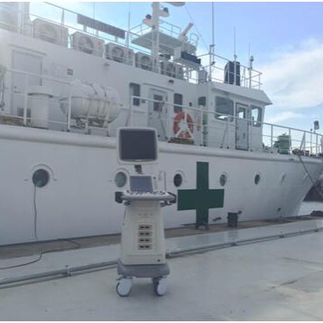 Sonoscape’s ultrasound system was used in one of South Korea’s medical ship to provide medical service for islands.