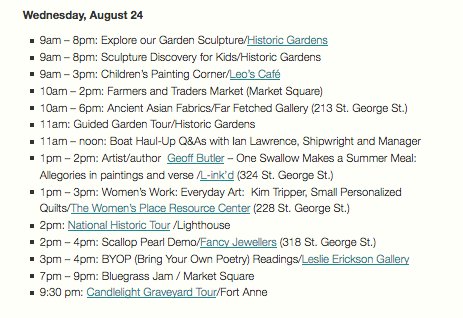 ArtsUnleashed's tweet image. Another busy day @#ArtsUnleashed @townofannapolis. @HistoricGardens is open and @AnnaRoyalMarket opens at 10am