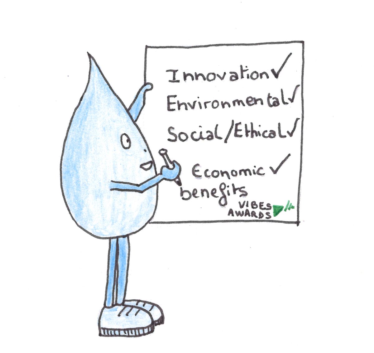 VIBES_Awards's tweet image. #VIBES2016 &amp;amp; @WaterAidSNI #HydroNationChallenge criteria: #Innovation #Environment #SocialBenefits #EconomicBenefits