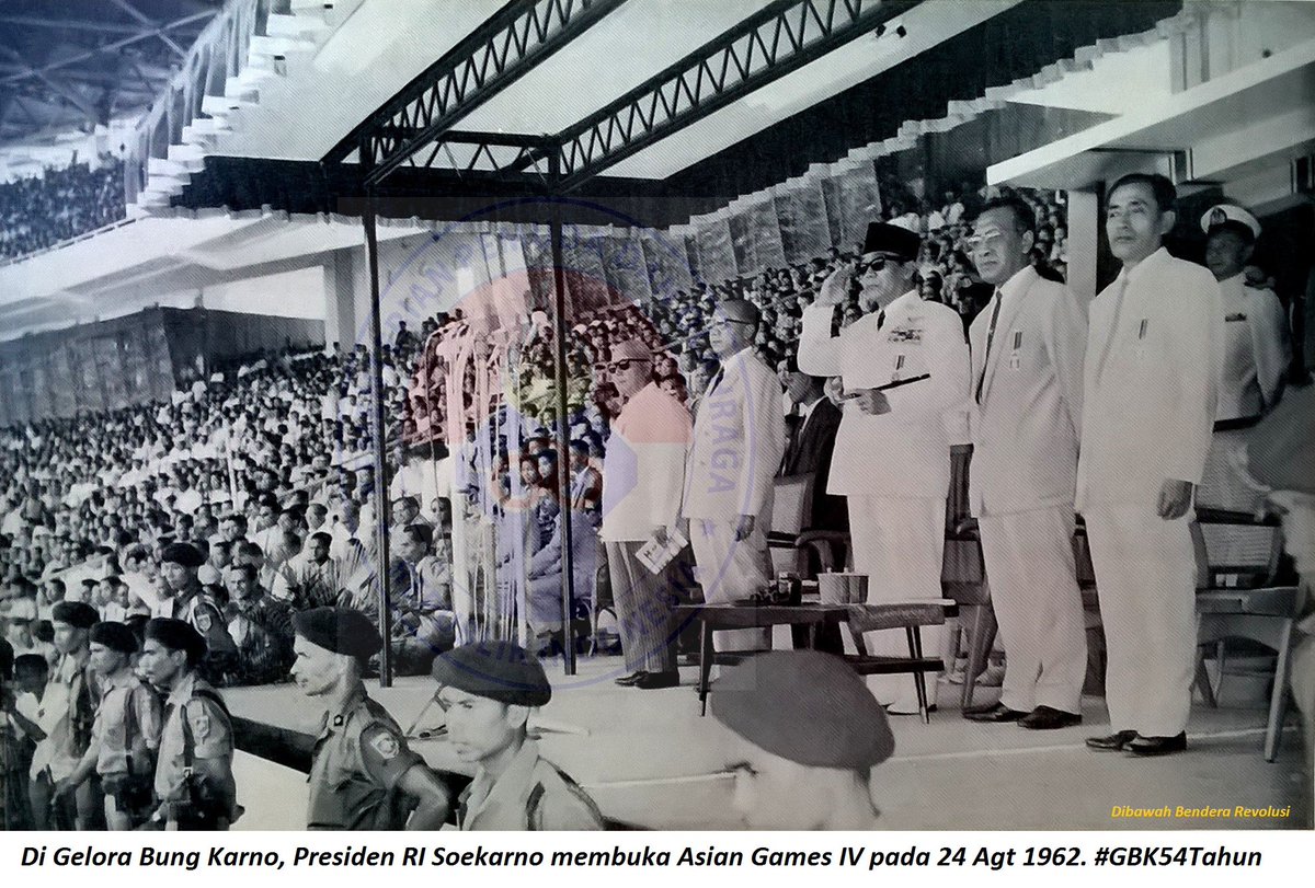 Bung Karno di Asian Games 1962 | twitter kemenpora