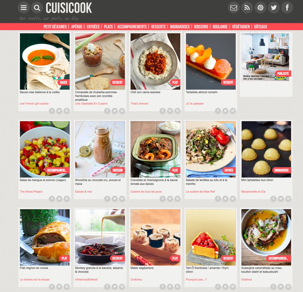 CuisiCook's tweet image. ★ NOUVELLE SÉLECTION ★ 50 nouvelles et super belles :) recettes à découvrir sur cuisicook.com