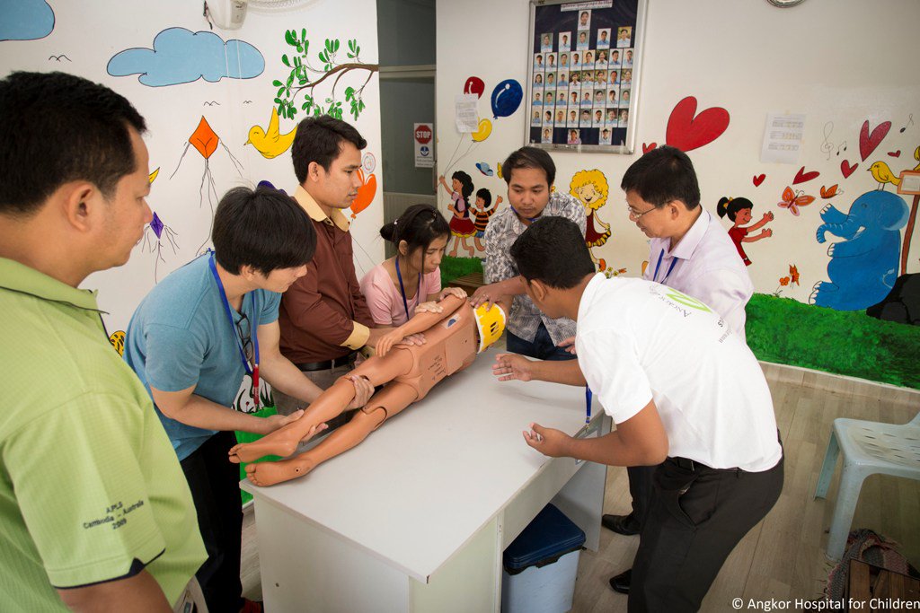 angkorhospital's tweet photo. AHC is the only #hospital in #Cambodia providing #AdvancedPaediatricLifeSupport training. https://t.co/msHgsWzHao https://t.co/pvMOl2ihVR