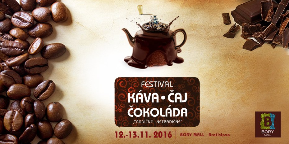 KavaCajCokolada's tweet photo. Akcia: Festival KÁVA ČAJ ČOKOLÁDA
Miesto činu: BORY MALL Bratislava
Termín: 12.-13.11. 2016
https://t.co/EBtG91UGfi https://t.co/ZY4syvAqww
