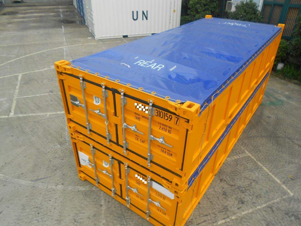 20' half height open top