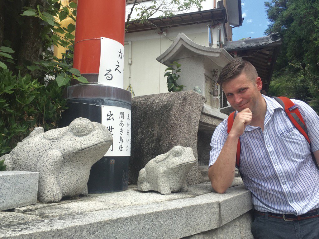 RichardBSpencer's tweet image. Visiting a Kek shrine in #Japan.
