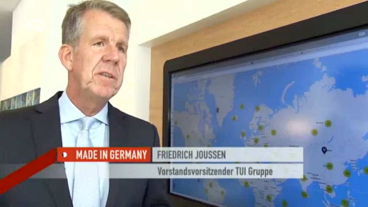 "Investeerders merken dat er iéts moet zijn wat ze bij TUI juist doen" <a href="/TUIGroup/">TUI Group</a> CEO Joussen handelsblatt.com/video/unterneh…