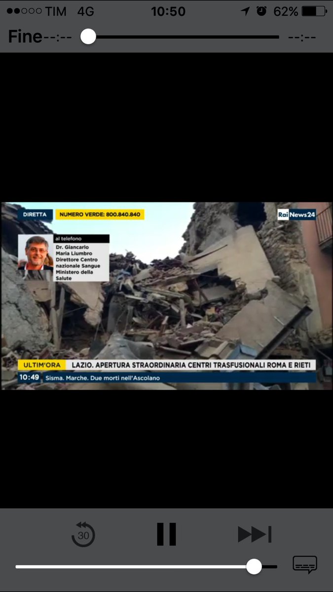 #terremoto +++ emergenza sangue, apertura straordinaria centri trasfusionali Roma e Rieti +++