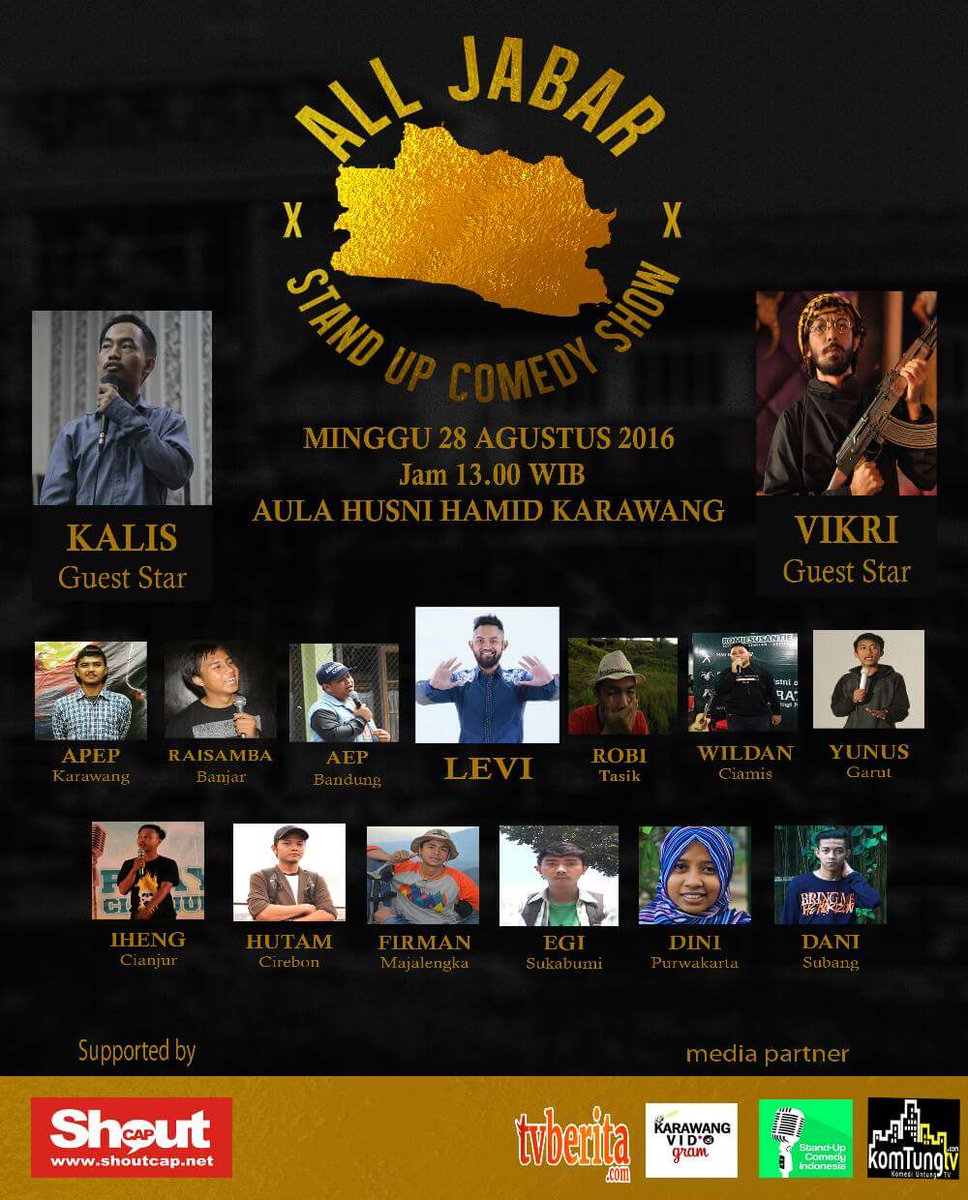 StandUp_KRW's tweet photo. Empat hari lagi acara #AllJabar @seKalisinfo @vikrirasta https://t.co/KGCzFFrSa2