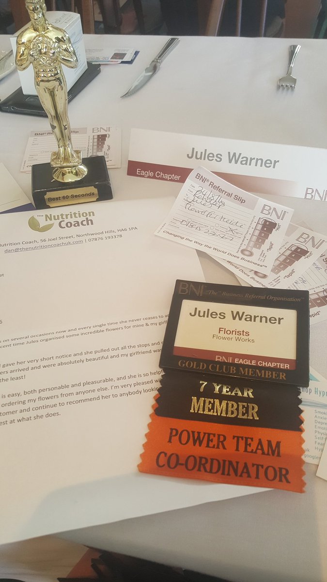 jules_florist's tweet image. Fantastic @BNIEaglesuk1 #businessmeeting  this morning and I'm flying! 3 #referrals #testimonial, 60 seconds #Oscar