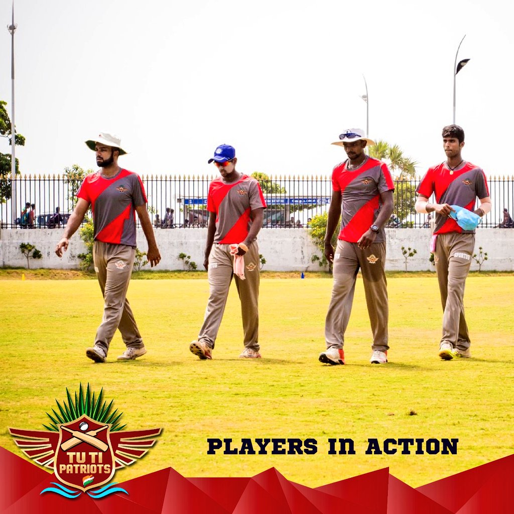 TUTI_PATRIOTS's tweet photo. #NammaPayaluga at practice session. See the action live today @StarSportsIndia! #PowerTeam #TuTiPatriots #TPvsCSG ππ https://t.co/RyFfSwzi9v