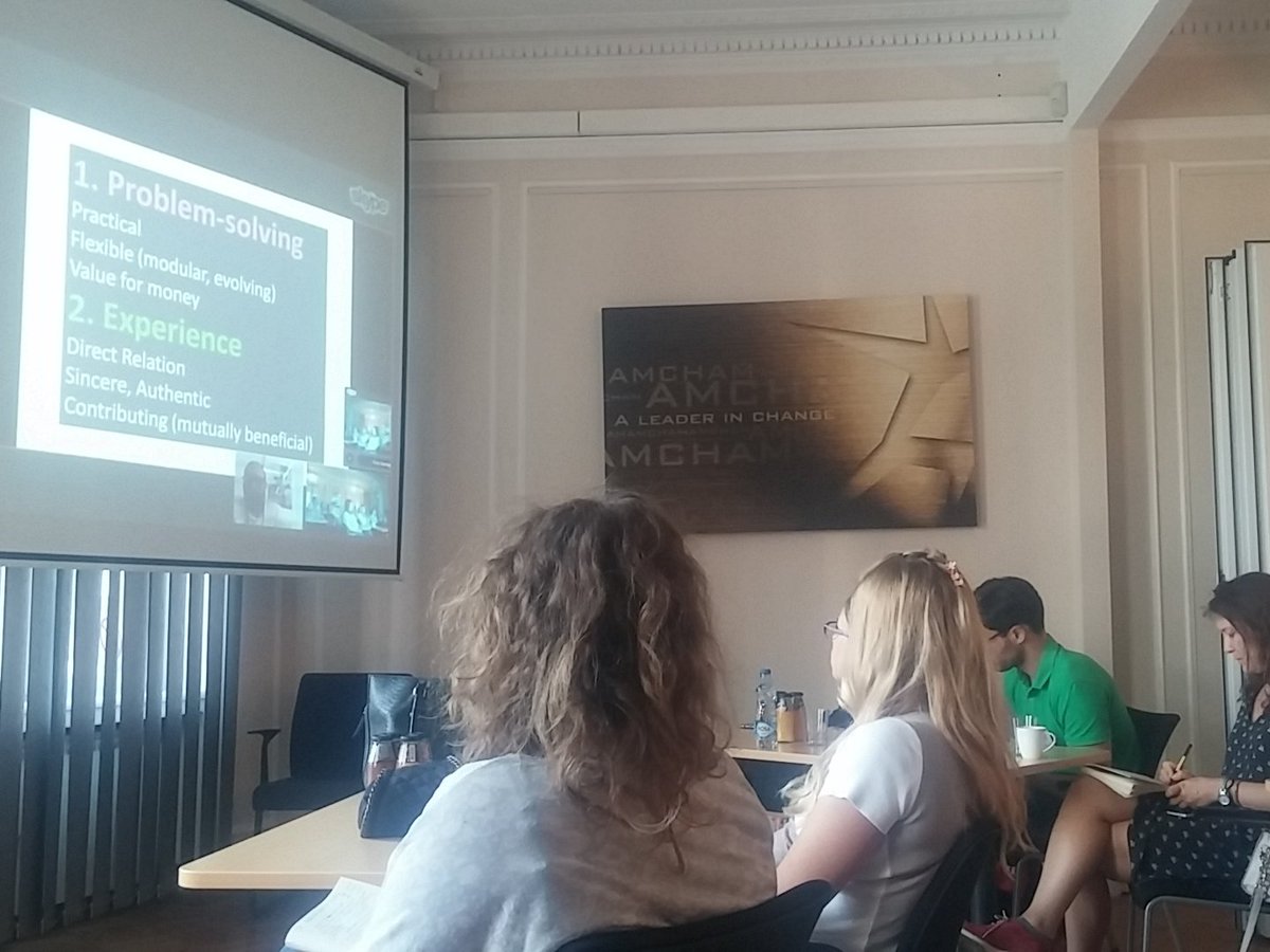 amchamserbia's tweet photo. #Branding #startups #Skype #Lecture by Nikolaos Dimitriadis @sheffielduni  #AmChampsLS powered by @banca_intesa https://t.co/7cntC7d4TM