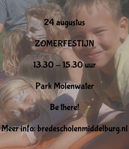 Vanmiddag #ZOMERFESTIJN! Park Molenwater Middelburg!