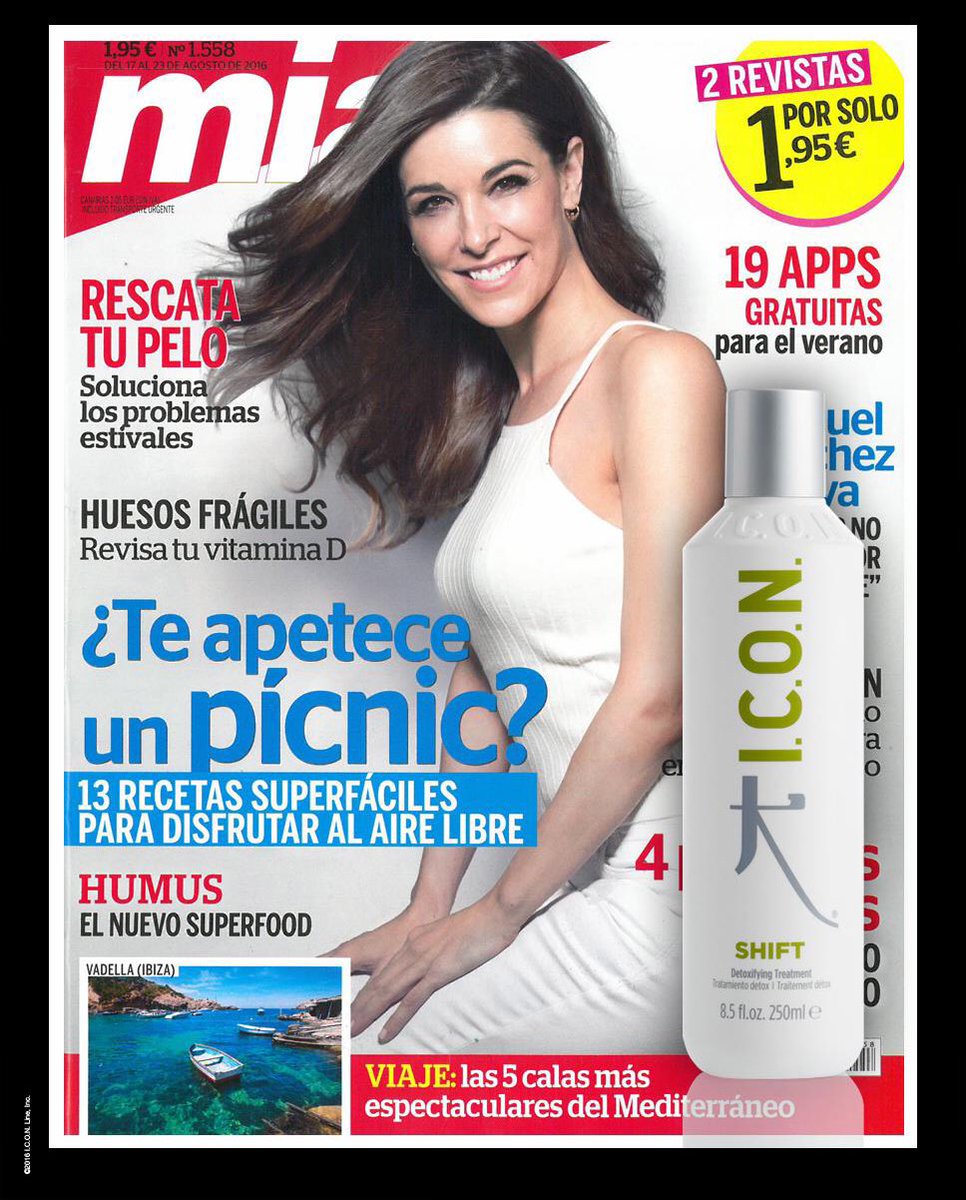 <a href="/InStyle/">InStyle</a> <a href="/RevistaMiaGT/">Revista Mía</a> <a href="/GlamourSpain/">Glamour España</a> <a href="/marieclaire_es/">Marie Claire</a> #ICONsummer2016 ⛱☀️  <a href="/iconproductsuk/">I.C.O.N. Products UK</a> <a href="/iconmex1/">iconmex</a> <a href="/ICON_es/">I.C.O.N. Spain</a> ⛵️🏇🚤🌊🏄🏼