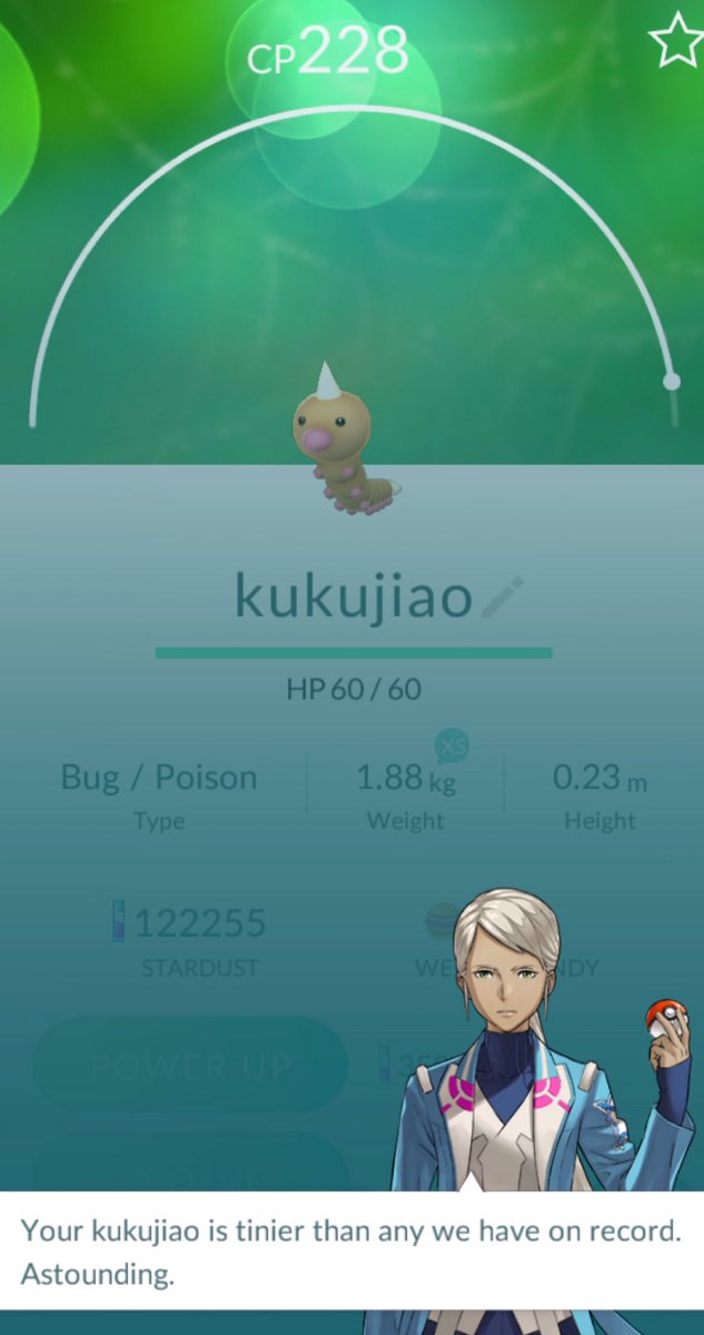 iankjun's tweet photo. poor weedle's got self-esteem issues now.. #pokemongo #justrubitin https://t.co/lQ4z6j7s2H