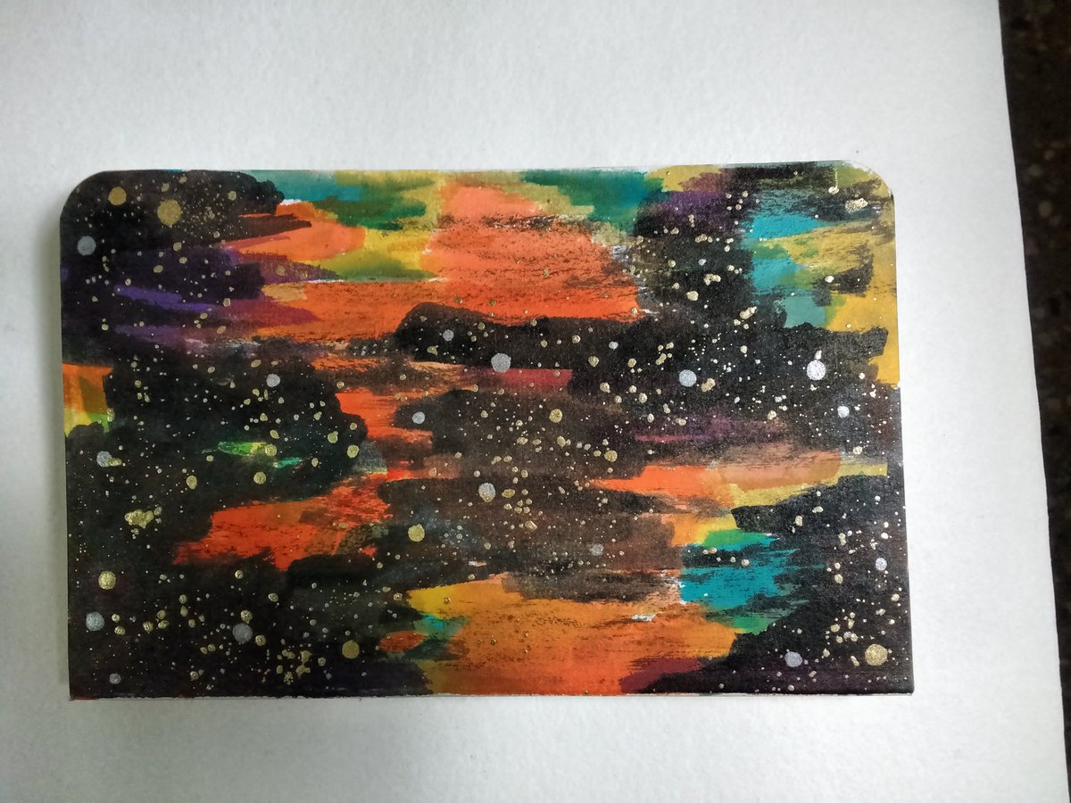 sikedaart's tweet photo. Every end is a new beginning! #galaxyview #sikedaartworks #Journals #desingerpieces #artist #gift #PersonalBranding https://t.co/DgIEpqzJHu