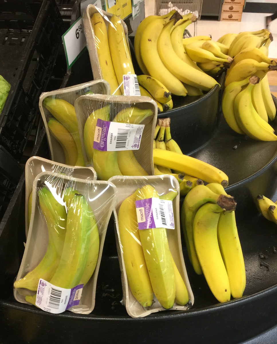 Kon Karapanagiotidis (@kon__k) on Twitter photo If only these bananas at <a href="/woolworths/">Woolworths</a> had some kind of natural skin to protect them so plastic not needed. If only... If only these bananas at <a href="/woolworths/">Woolworths</a> had some kind of natural skin to protect them so plastic not needed. If only...