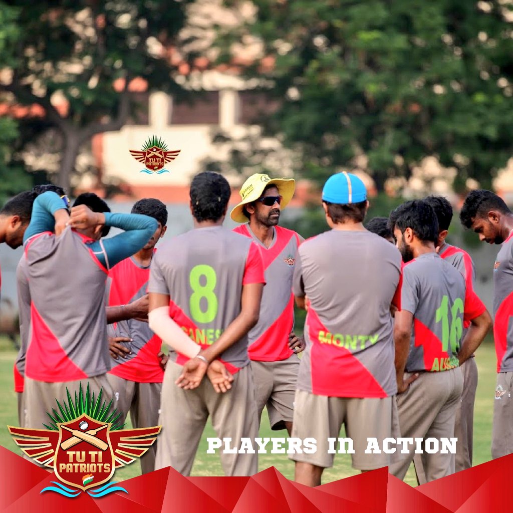 TUTI_PATRIOTS's tweet photo. Just 2 more hours to go ππ Get ready for the first #TNPL match #TPvsCSG today! ππ See #NammaPayaluga in action π https://t.co/IBELr3Q8Dk