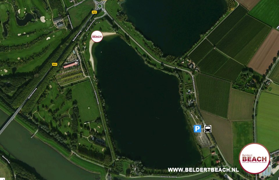 LET OP! Als de slagbomen dicht zijn is de parking vol! Parkeer aan de andere kant van de plas + gratis pendelbussen!