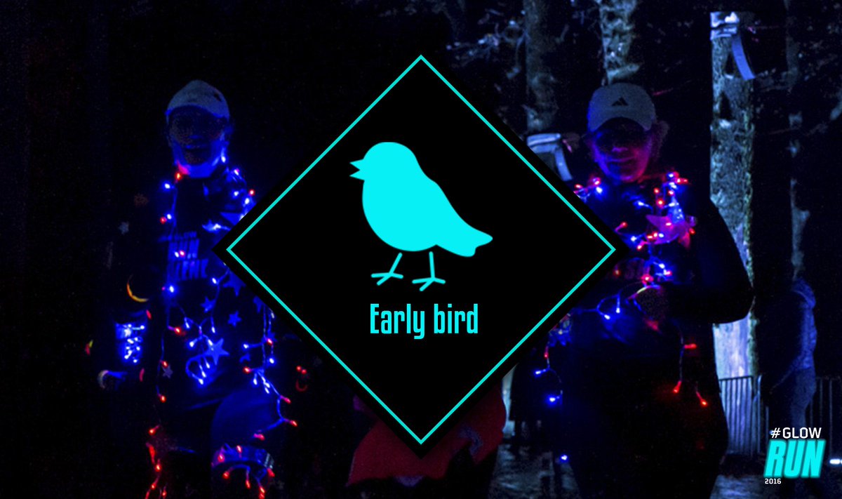 Je kunt nog een week profiteren van de early bird korting. #GLOWRun Tickets verkrijgbaar via glowruneindhoven.com/tickets