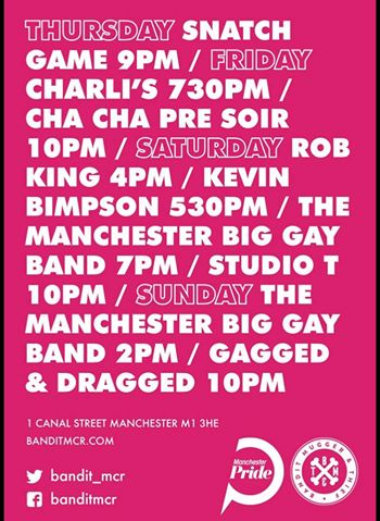 Bandit_MCR's tweet photo. Keeping your ears happy for @ManchesterPride  @manchesterbgbb @RobMaestroKing @kabimpson #ManchesterPride #Pride2016 https://t.co/lbVKG3UK17