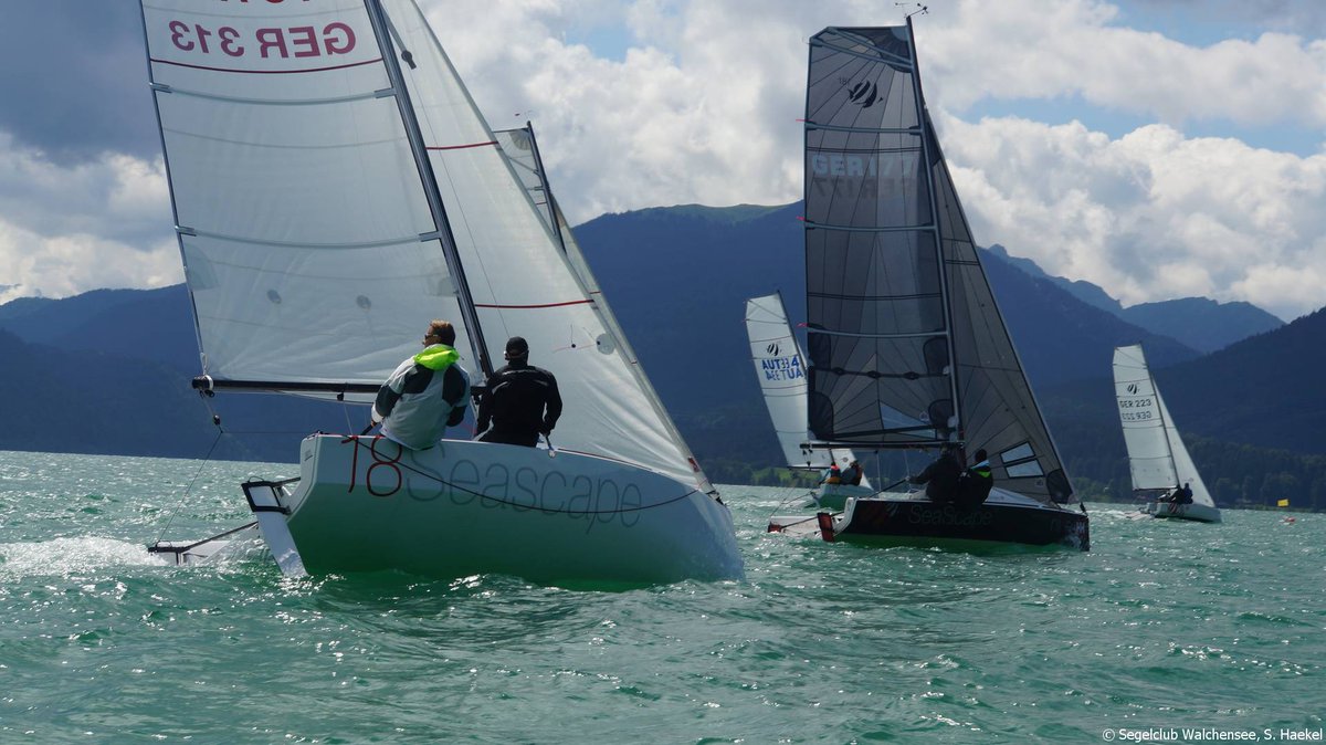 #Weltweit größter Seascape# 18-Event im #Segelclub #Walchensee: #Seascape18 #German #Open tinyurl.com/jo6egj9
