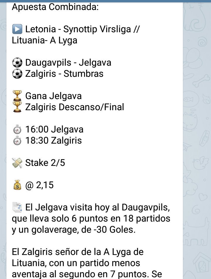 _BetSport's tweet photo. La primera apuesta que llevamos para hoy! 
Estoy y mucho más en nuestro canal gratuito:
https://t.co/HAU52yUC3J https://t.co/ronIeFos6O