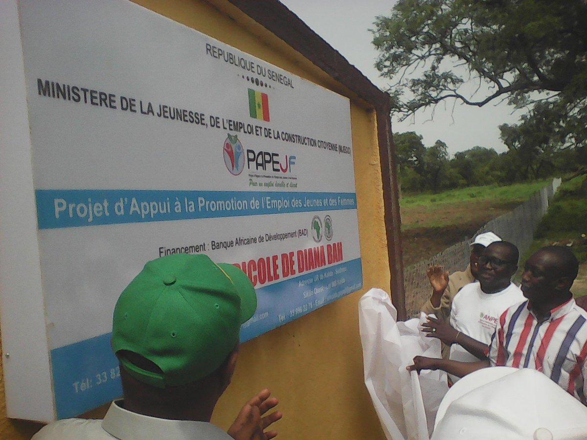 J'ai inauguré la ferme agricole de Diannah Bah, Sedhiou <a href="/ANPEJ_Emploi/">ANPEJ</a>, PAPEJF 40 jeunes salariés. 150000f/mois.