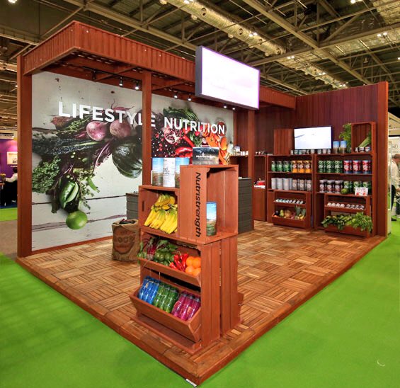 ClickDeck's tweet image. Click-Deck perfectly fits Nutristrength's modular exhibition stand theme. Can you use our tiles? #clickdeck #events