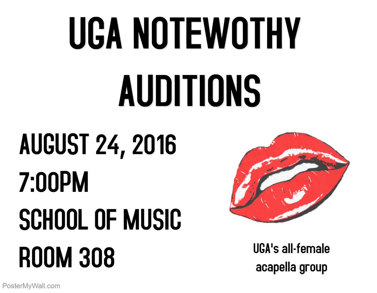 Today is the day! We would love to see y'all's beautiful faces at auditions today! 💋