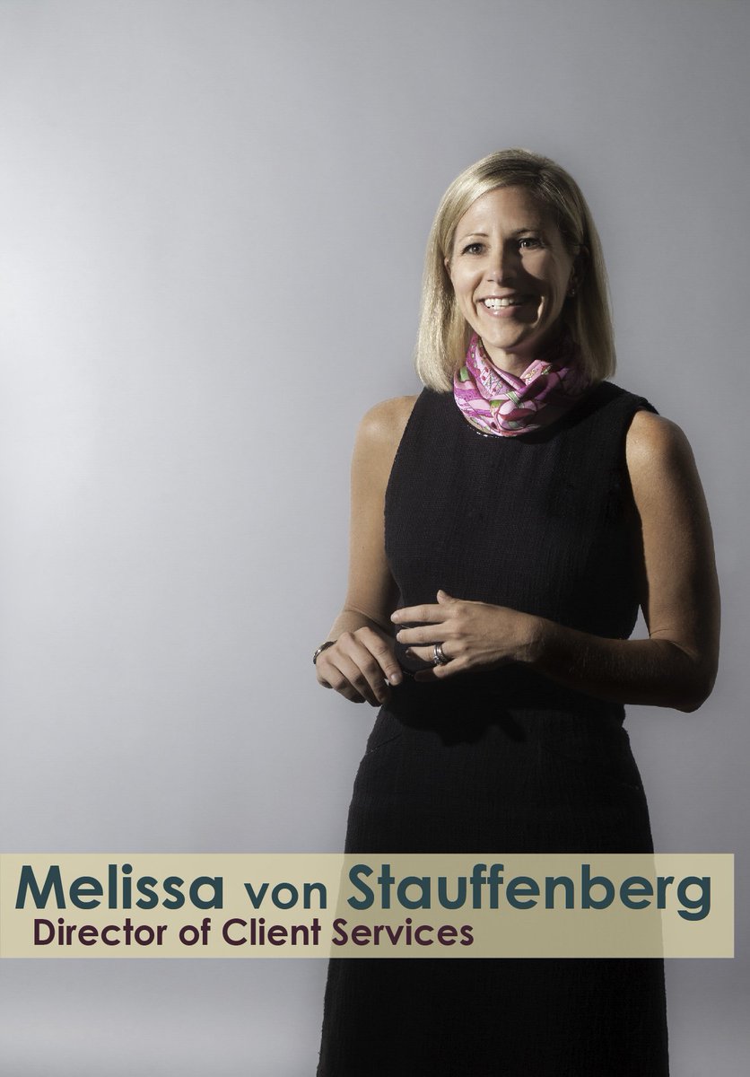 Influent50's tweet image. Melissa von Stauffenberg leads the Account Team to ensure excellent client service. Email us: hello@influent50.com