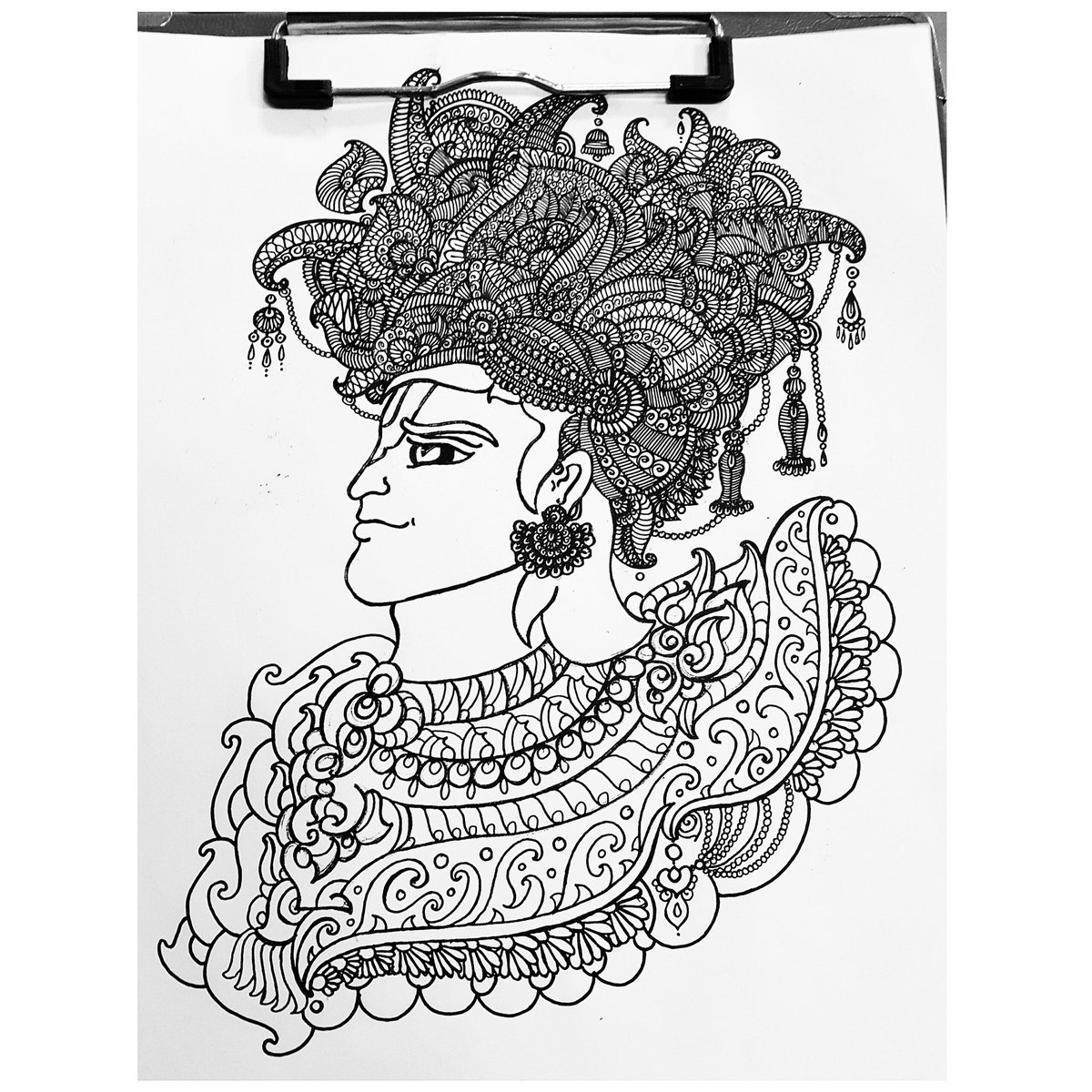 krishna zen doodle krishna zen doodle