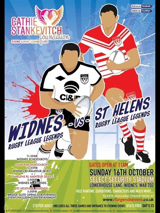<a href="/StMariesVikings/">St Maries</a> plz rt our legends game on Sunday 16th October at Select security stadium.