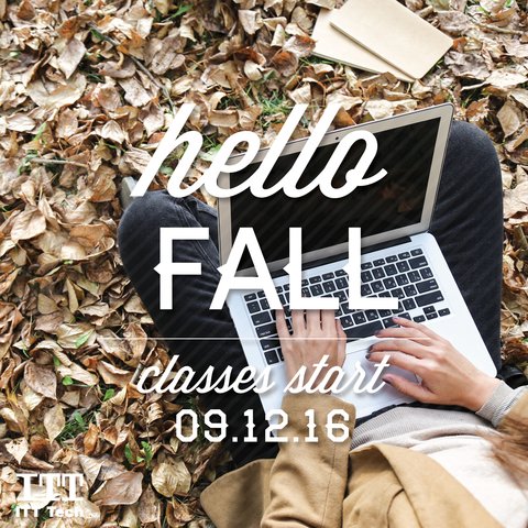 ITT Tech (@itttech) on Twitter photo Fall quarter is almost here. Classes start Sept. 12th. Sign up now: bit.ly/22oZP00 #Summer #School #Tech Fall quarter is almost here. Classes start Sept. 12th. Sign up now: bit.ly/22oZP00 #Summer #School #Tech
