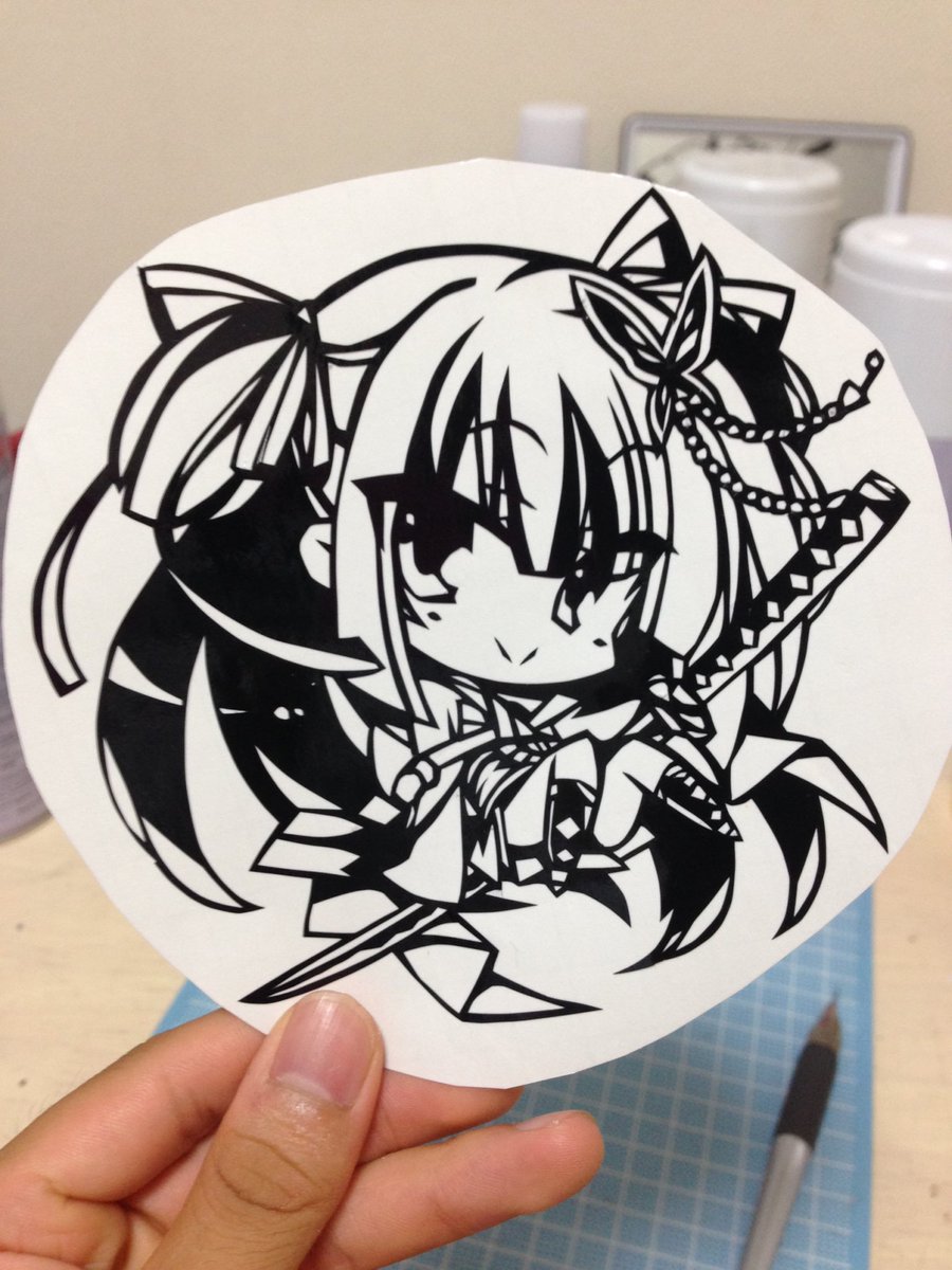 ラウラ Sur Twitter 切り絵 千恋万花 Sdムラサメちゃん ラウラ Sur Twitter 切り絵 千恋万花 Sdムラサメちゃん