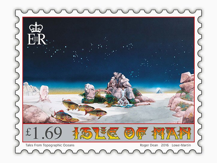 Roger Dean - 'Islands And Bridges' Postage Stamp Collection <a href="/_rogerdean/">Roger Dean</a> <a href="/yesofficial/">YESofficial</a> progressivemusicreview.wordpress.com/2016/08/24/rog…