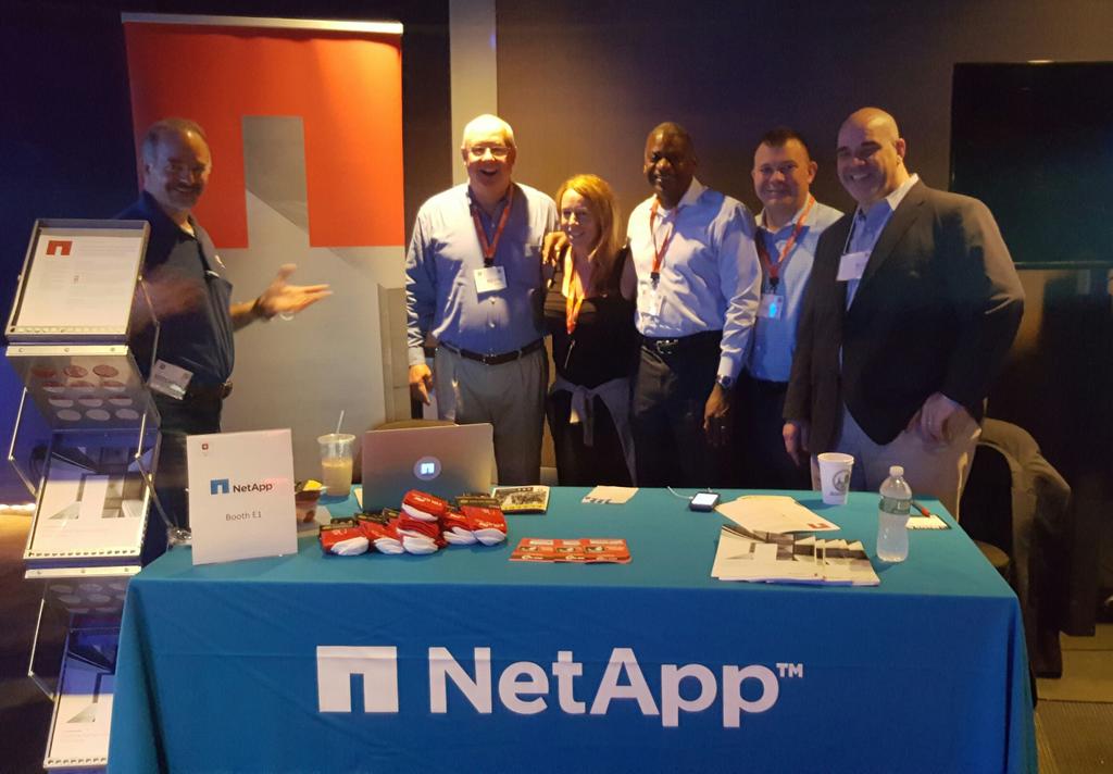 JenniferCampisi's tweet image. The @NetApp team at #openstackeast. Containers, Cinder, Manila and more! And of course #netapp!!