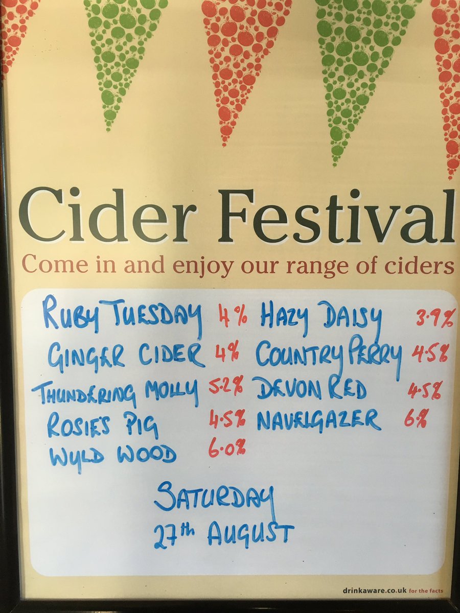 TheMillArms's tweet photo. One evening to try 9 ciders. Add a hog roast and live music - perfect summers evening! This Saturday. https://t.co/Z1hzvvmWpd