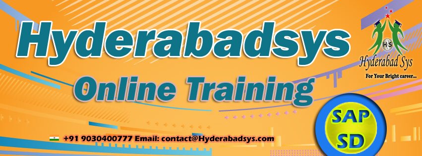 Coycurrin's tweet image. goo.gl/7df6sW
SAP SD Online Training in USA 
#SAPSDOnlineTraining 
#HyderabadsysOnlineTraining 
#SAPSD