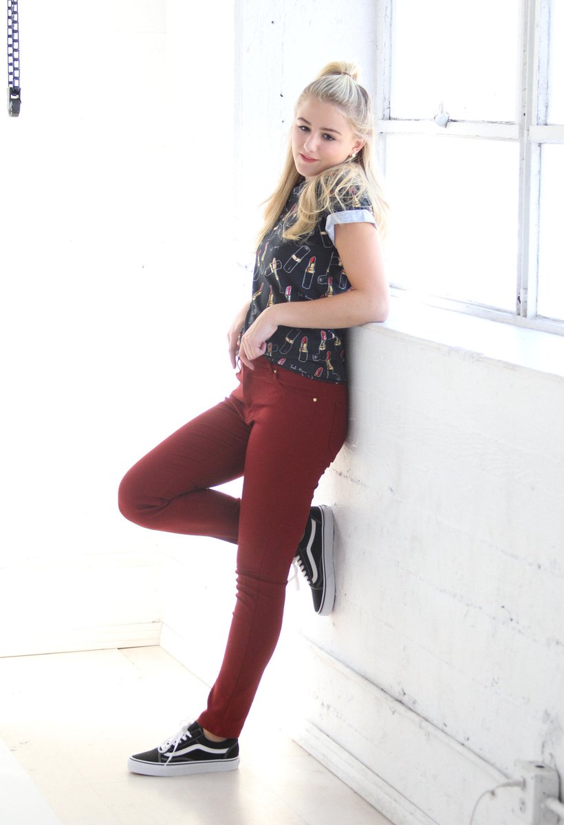 Chloe Lukasiak Behind-the-Scenes Fall Looks for Weekends Shoot August 2016....