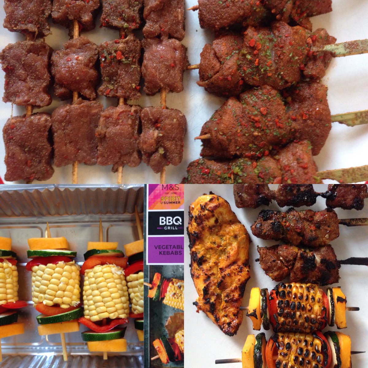 MastercheatUK's tweet image. Too hot to cook indoors tonight? Try these tasty BBQ items from @marksandspencer #dinner #bbq #meat #mastercheat