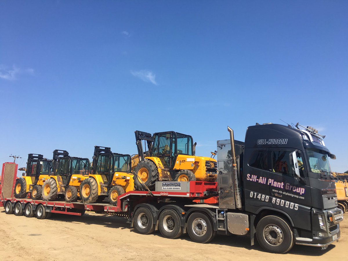 The first load of x33 JCB 926 rough terrain forklifts we have coming in. From 2005 - 2012. #JCB