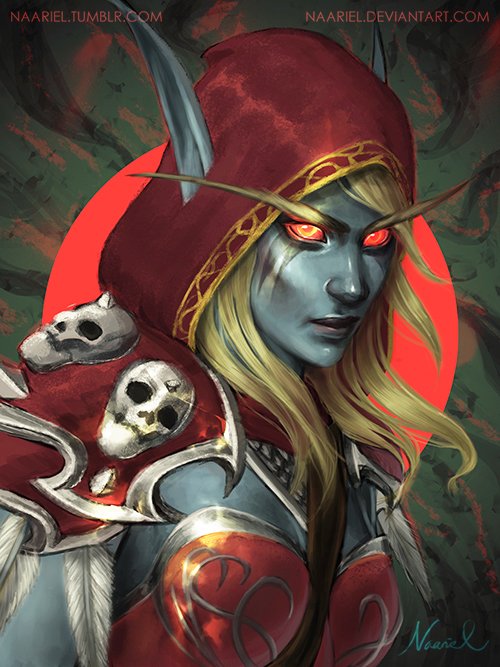 NaarielArt's tweet image. #Sylvanas Windrunner. Banshee Queen of the Forsaken. Warchief of the Horde. My gal. @Warcraft