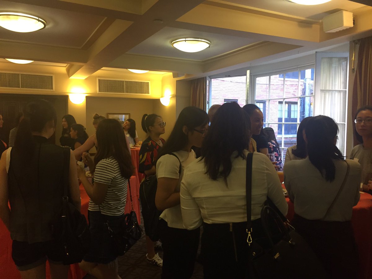 BrittW44's tweet photo. Women in STEM breakfast @GWGradEngineer #welcomeweek #gw https://t.co/0seecCg42b